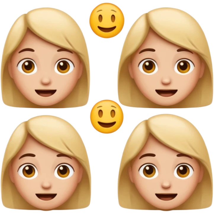 emoji representing a mood shift, expressive face changing from sad to happy emoji