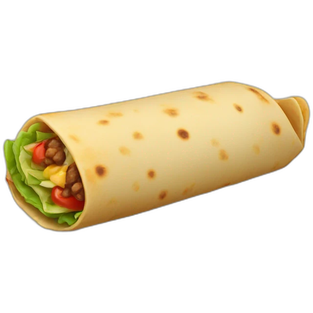 closed burrito emoji