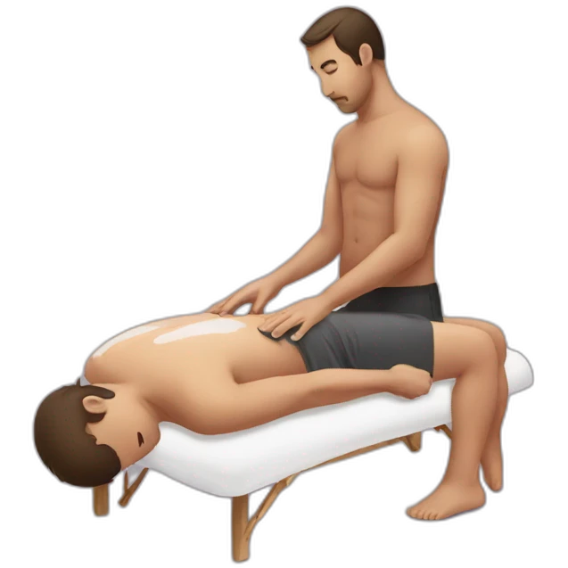 men get a Massage emoji
