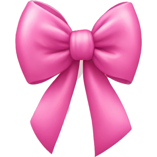 bow heart pink emoji