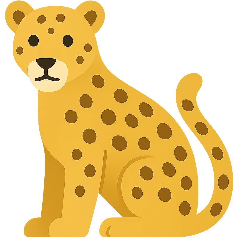 Leopard emoji