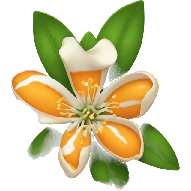Orange blossom  emoji