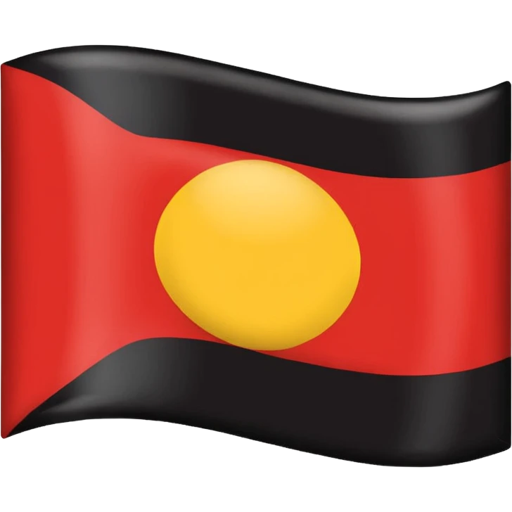 aboriginal flag emoji