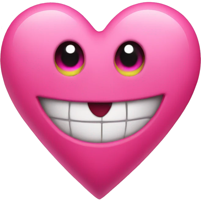 heart with pink eyes emoji