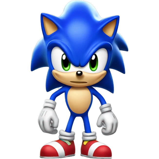 Sonic the hedgehog emoji
