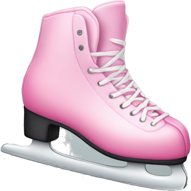 pink ice skating shoe emoji