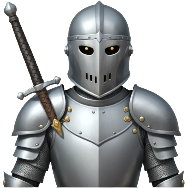 Headless Knight with Sword close up emoji