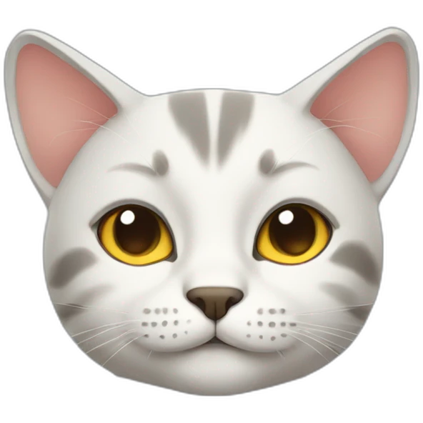 Polite cat emoji