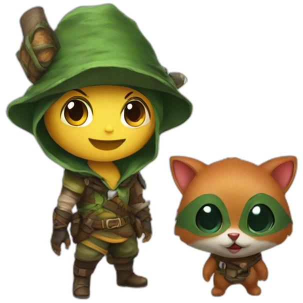 hasbulla with teemo emoji