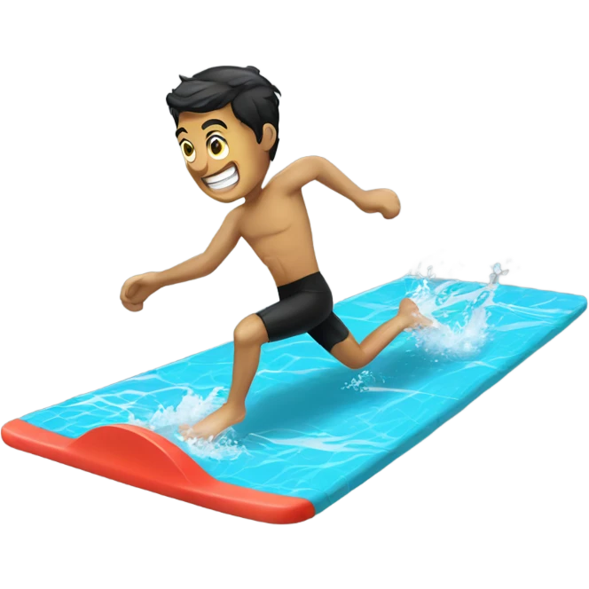 swimming kick board  emoji