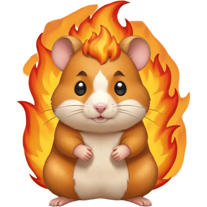 fire bender hamster emoji