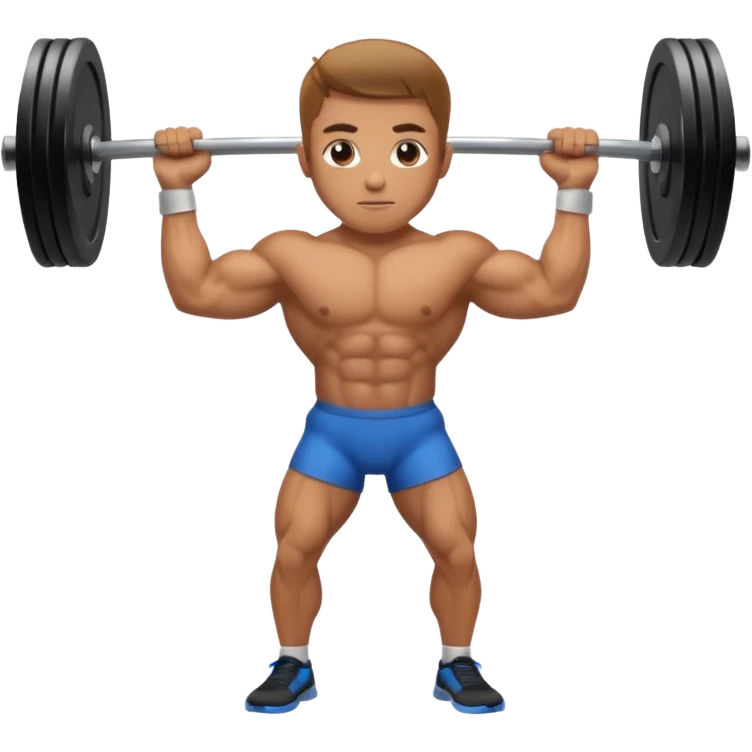 person lifting barbell emoji