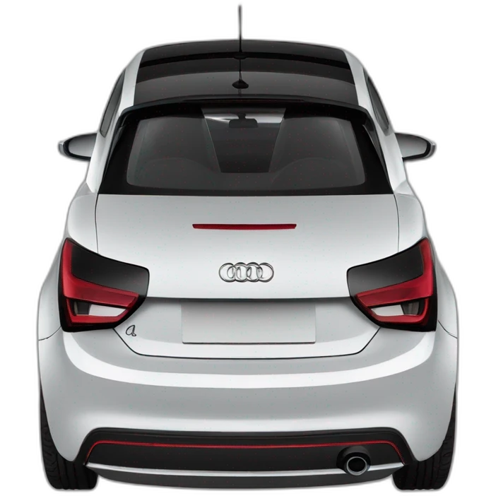 Audi A1 black emoji