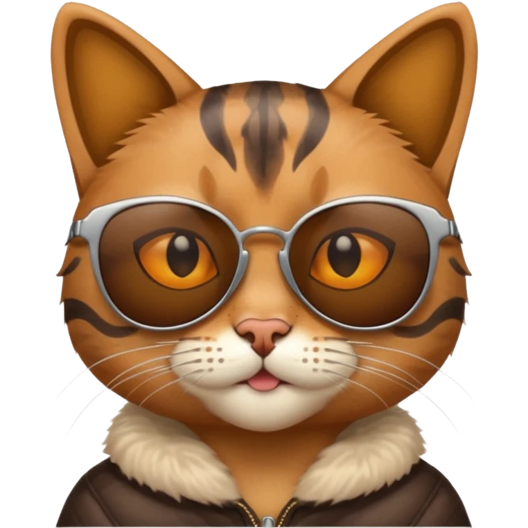 Cat wearing sunglasses emoji