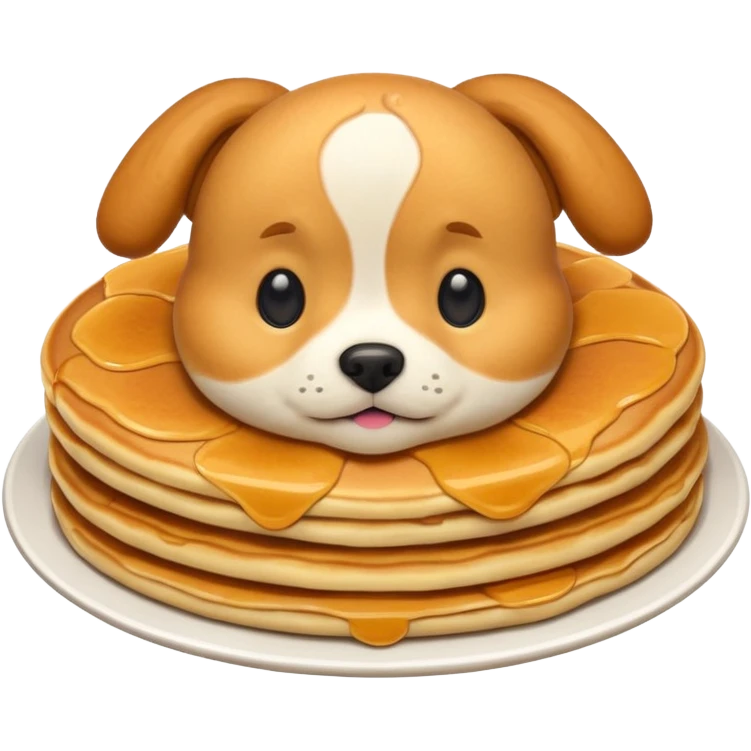 dog emoji pancake emoji