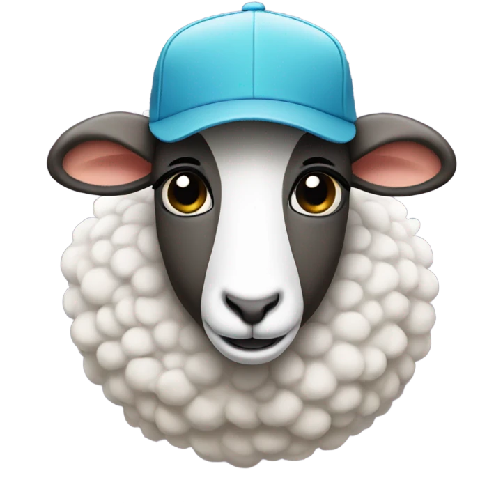 sheepsnapback hat emoji