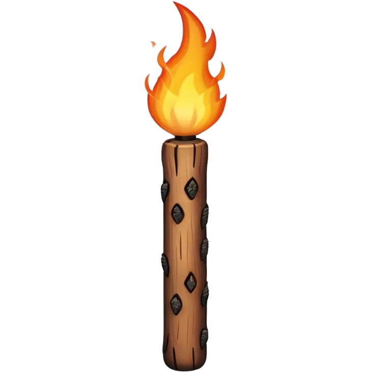 wood fire stick  emoji