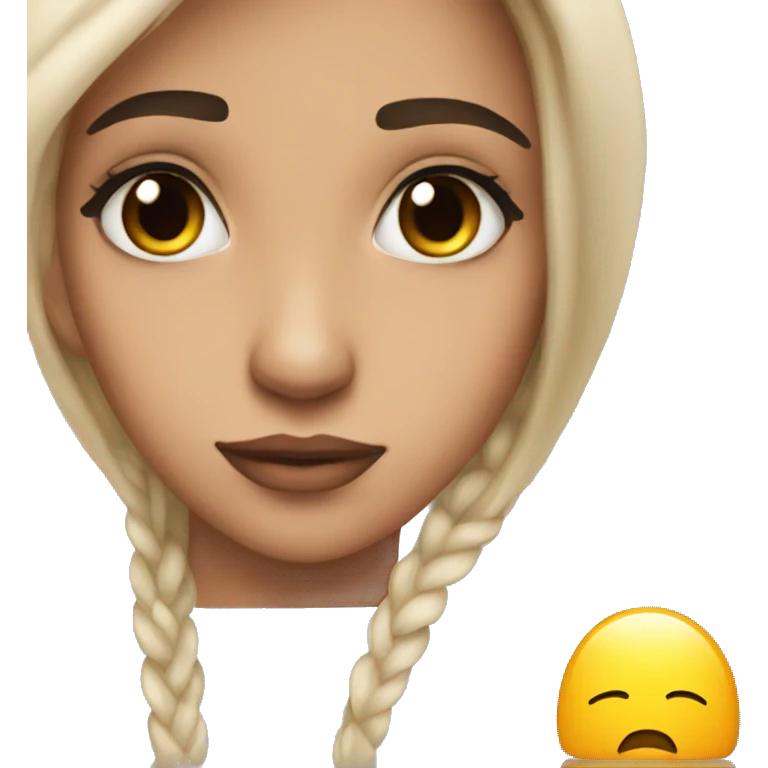 Side eye girl  emoji