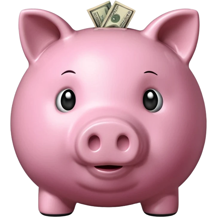 money in a piggy bank emoji
