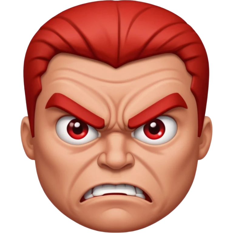 a mad face emoji