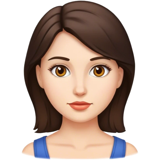 brunette  emoji