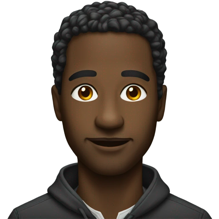 Black man emoji