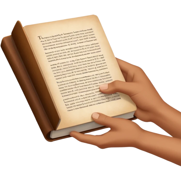 gesto de abrir libro emoji
