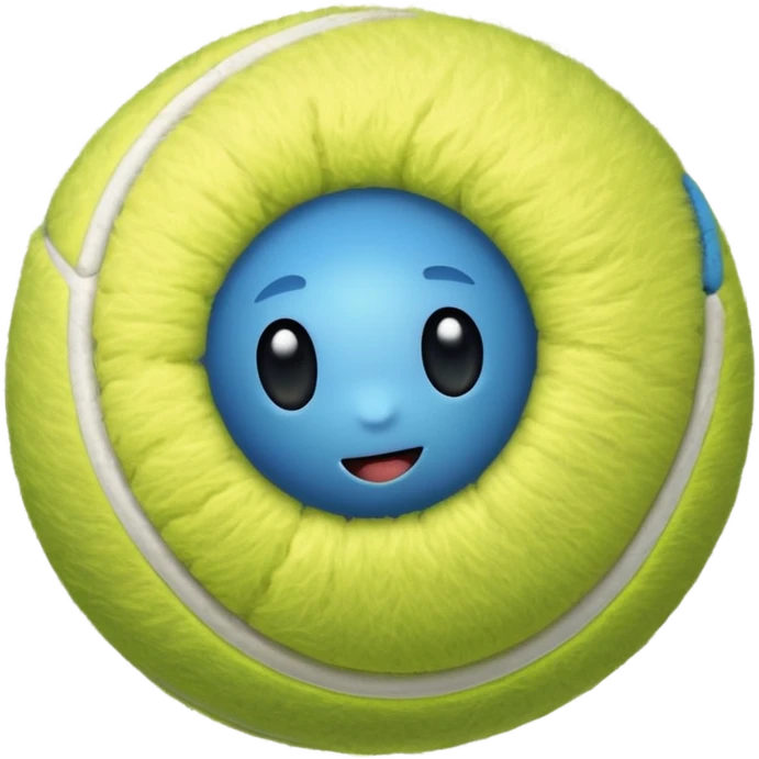 blue tennis ball emoji