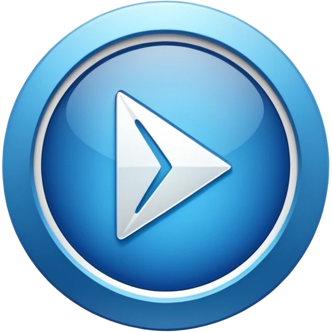 Badge certification insta en bleu  dans un rond et une fleche blache emoji