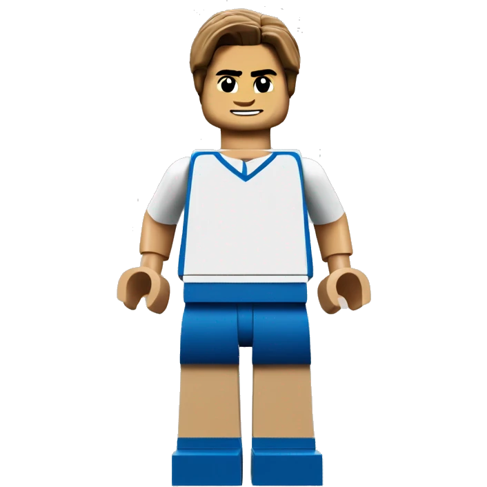 roger federer lego full body emoji