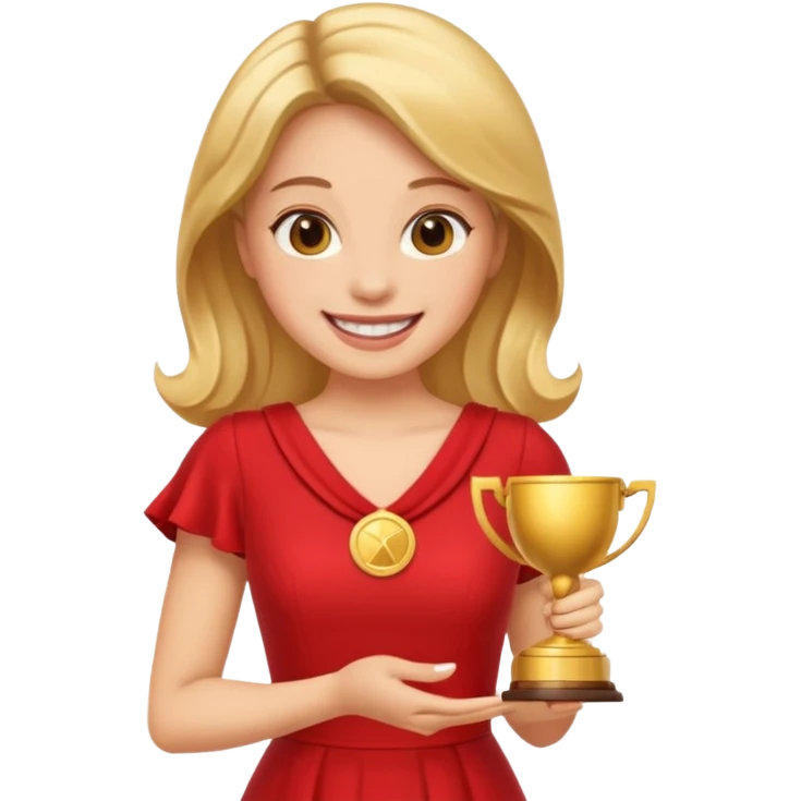 Red carpet winner emoji