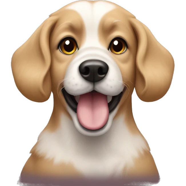 Dog coquette emoji