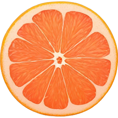 grapefruit emoji