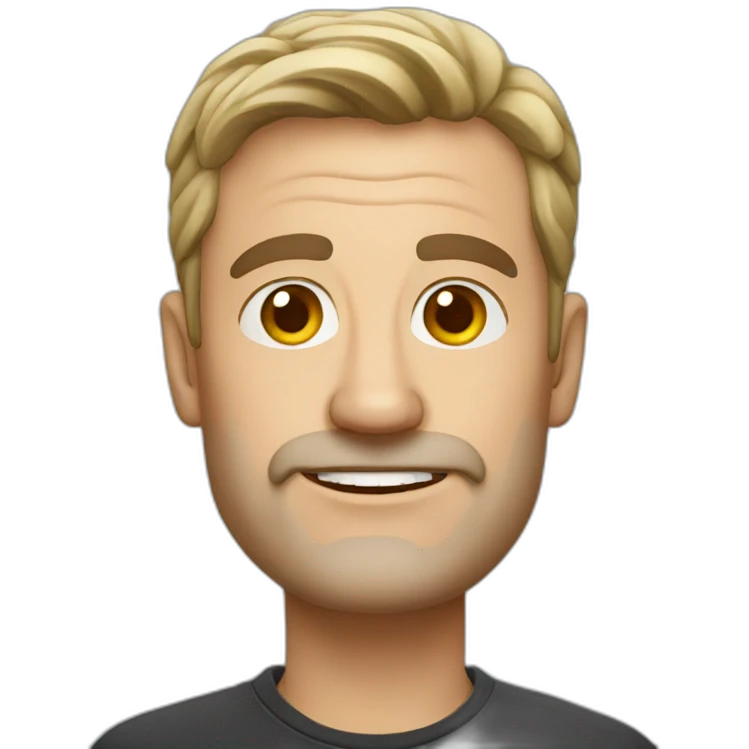 German man at 35 years emoji