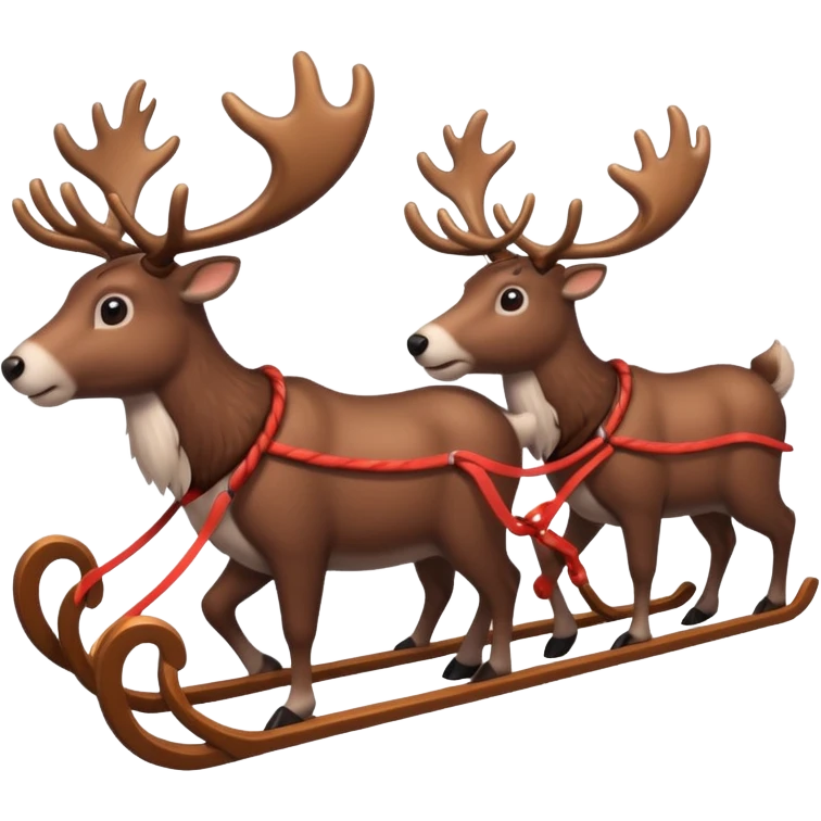 now make alot of them pulling a sleigh \ emoji