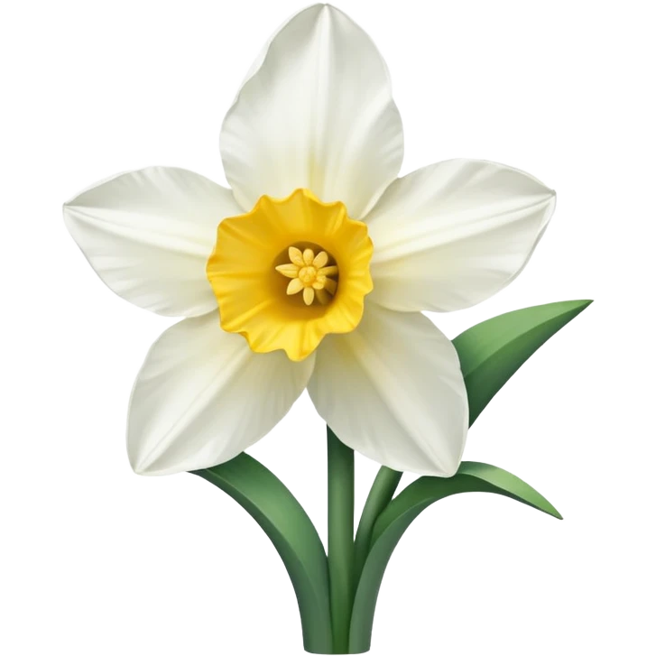 Narcissus flower emoji