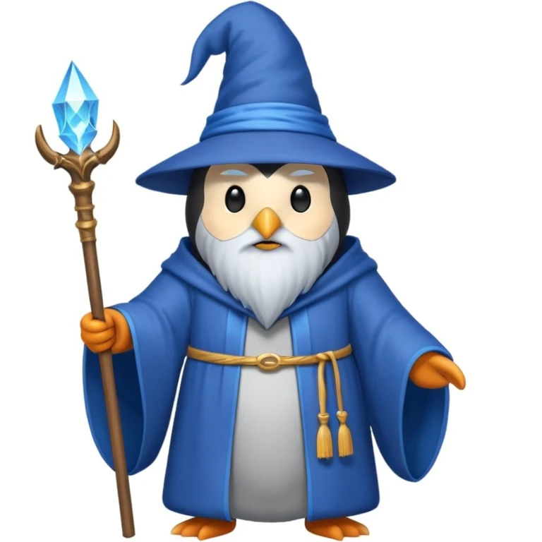 Penguin Wizard emoji