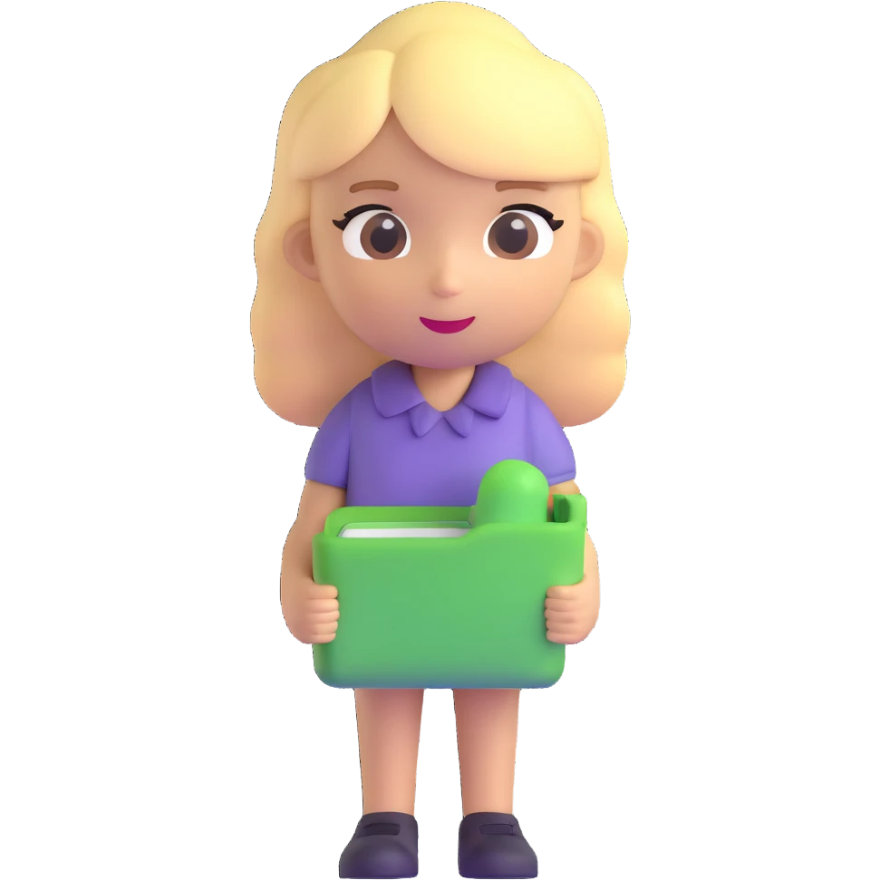 blonde girl emoji