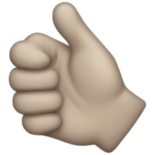 Check hand emoji