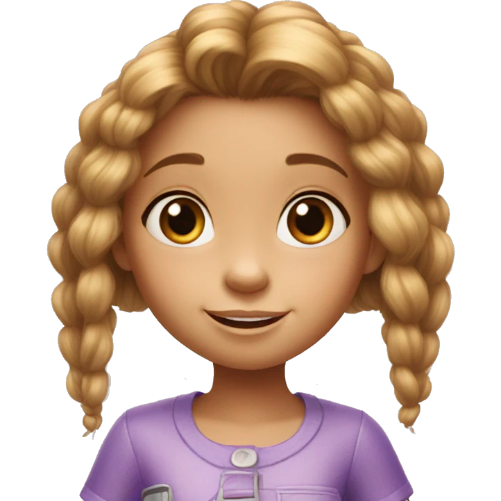 little girl from monster inc movie  emoji