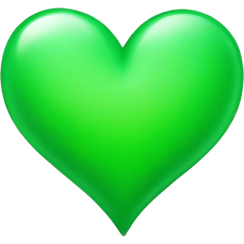 green heart emoji