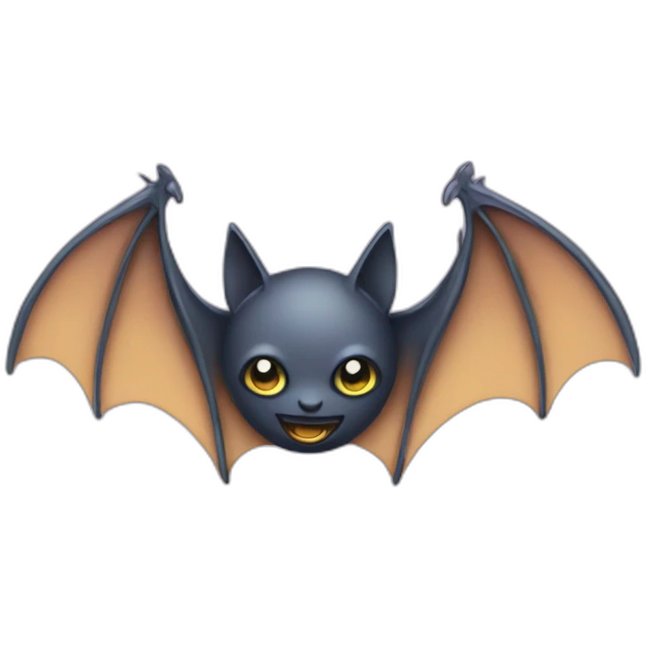 Cyberspace bat emoji