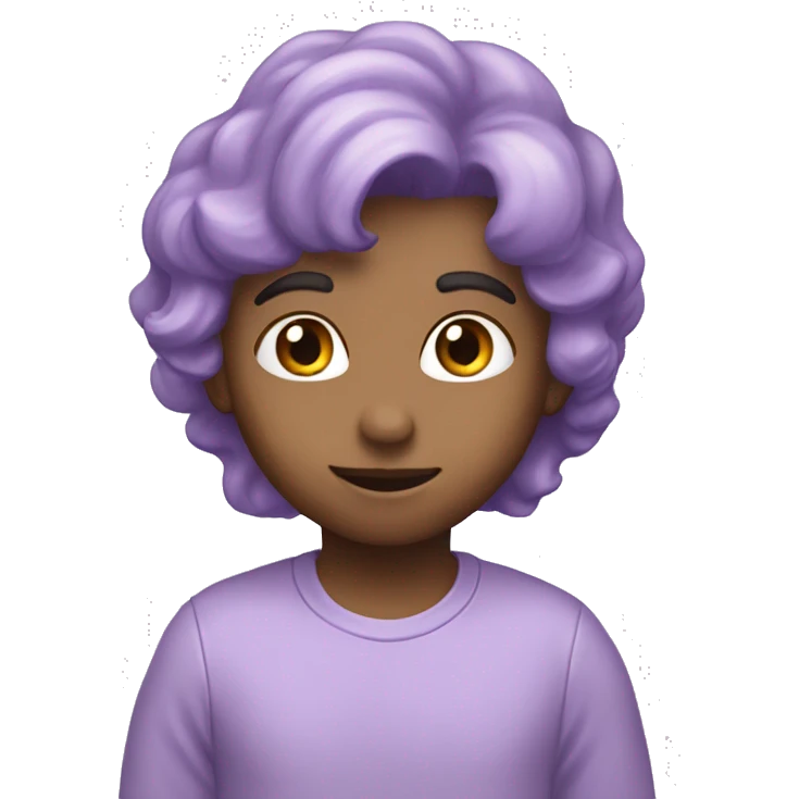 Pastel purple heart emoji