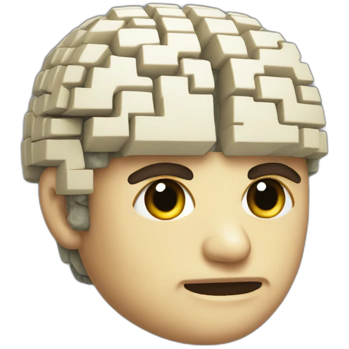 8bit brain emoji