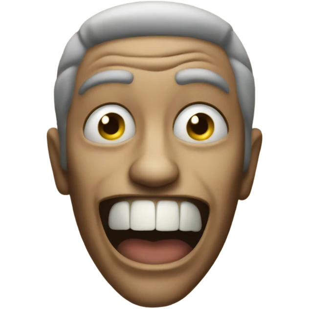 Freaky face  emoji