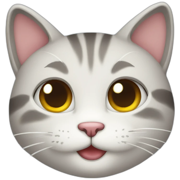 cute cat smiling emoji