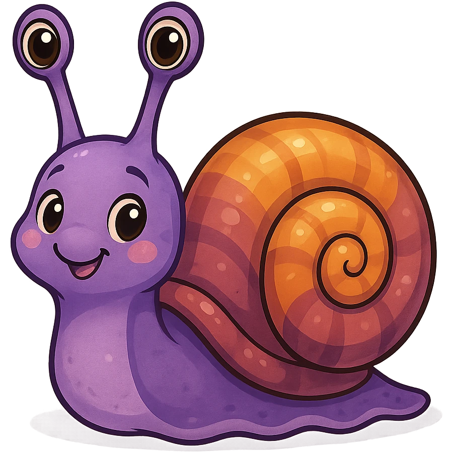 purple snail emoji