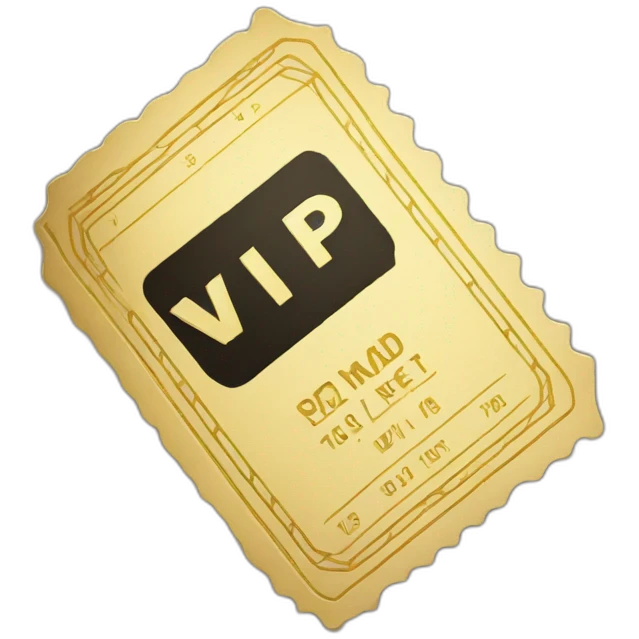 VIP ticket emoji