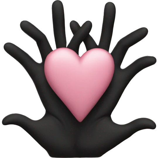 Hands forming a heart emoji