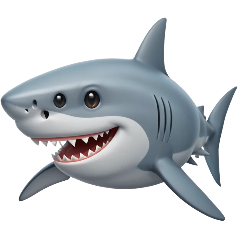Shark smiling  emoji